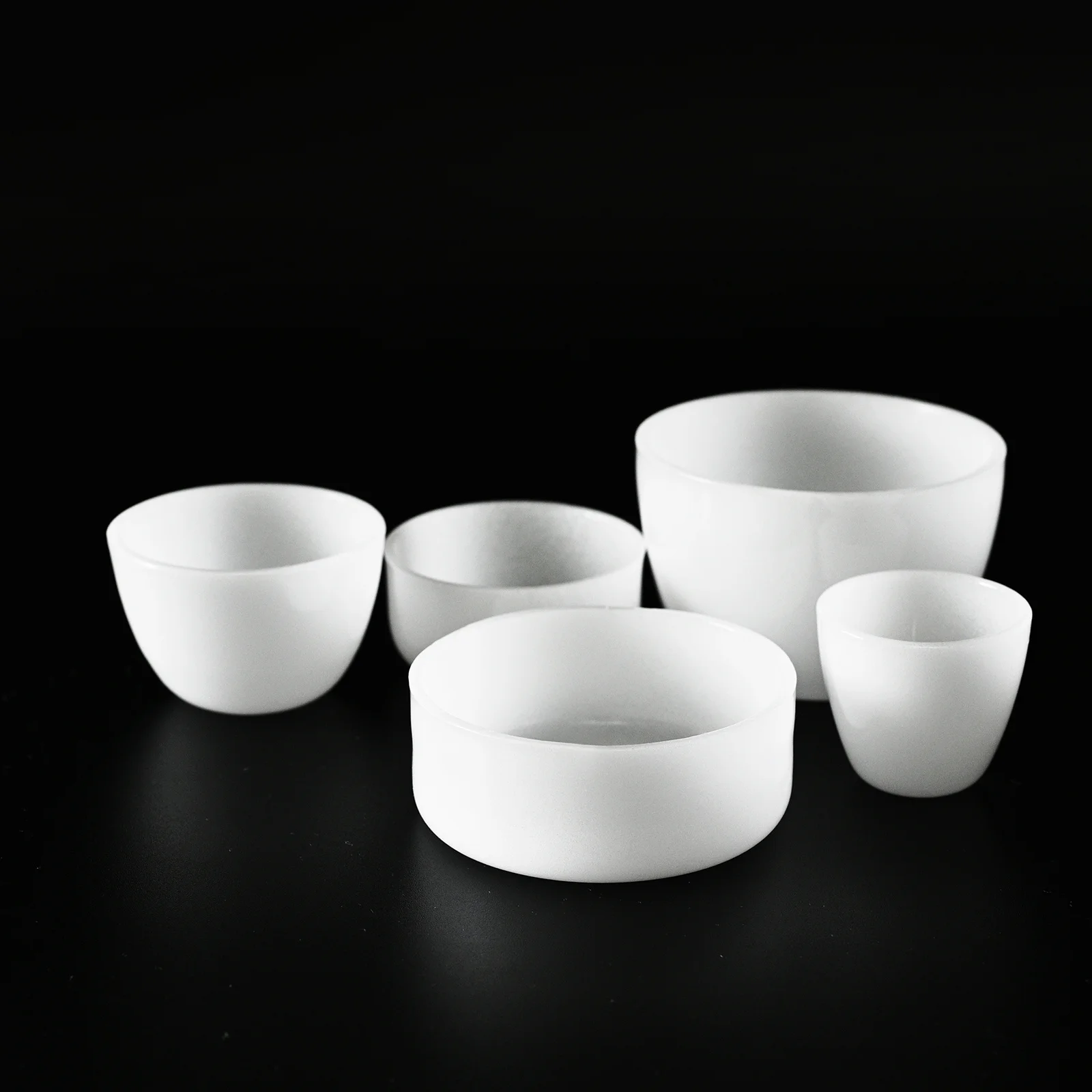 thumbnail image 2 of 4-Piece Ceramic Melting Pot And Crucible Bowl Set, Quartz Crucible Bowl Cup Set 2 of 12